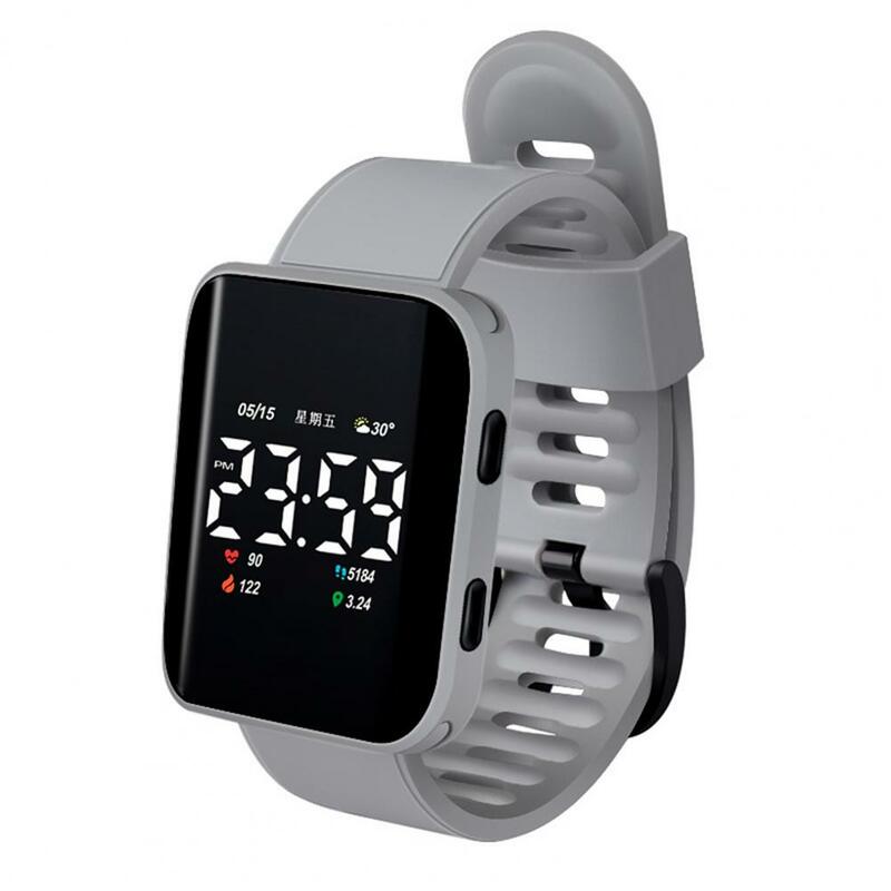 LED Digital Watch Waterproof Silicone Strap Children Kids Watch Wristwatch Boy Girls Sport LED Watch Electronic Wrist Watch