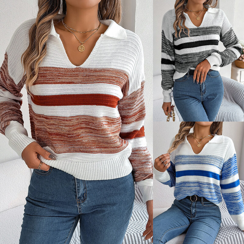 Suéter de manga suelta con capucha, moda informal, otoño e invierno, 2023