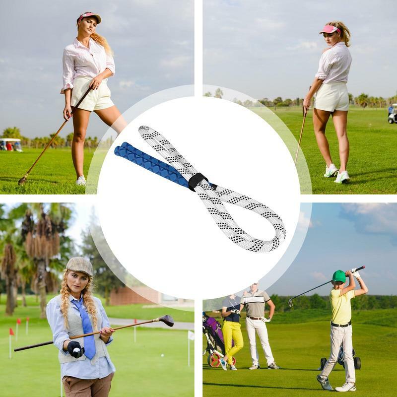 Cuerda de entrenamiento de ayuda para Swing de Golf, accesorios de corrección de gestos para principiantes, herramientas de asistencia de ejercicio de calentamiento, cuerda de práctica de Swing