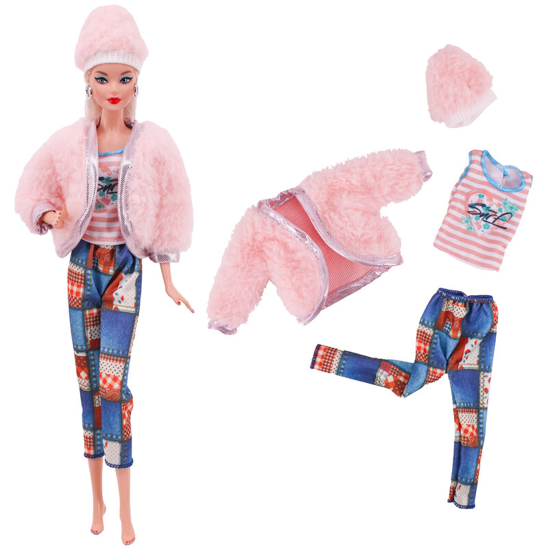 ตุ๊กตาบาร์บี้เสื้อผ้าชุดตุ๊กตาแฟชั่นชุดเสื้อลำลองสวมใส่กระโปรงสำหรับตุ๊กตาบาร์บี้และตุ๊กตา1/6 BJD Blythe เสื้อผ้าตุ๊กตาตุ๊กตาอุปกรณ์เสริม