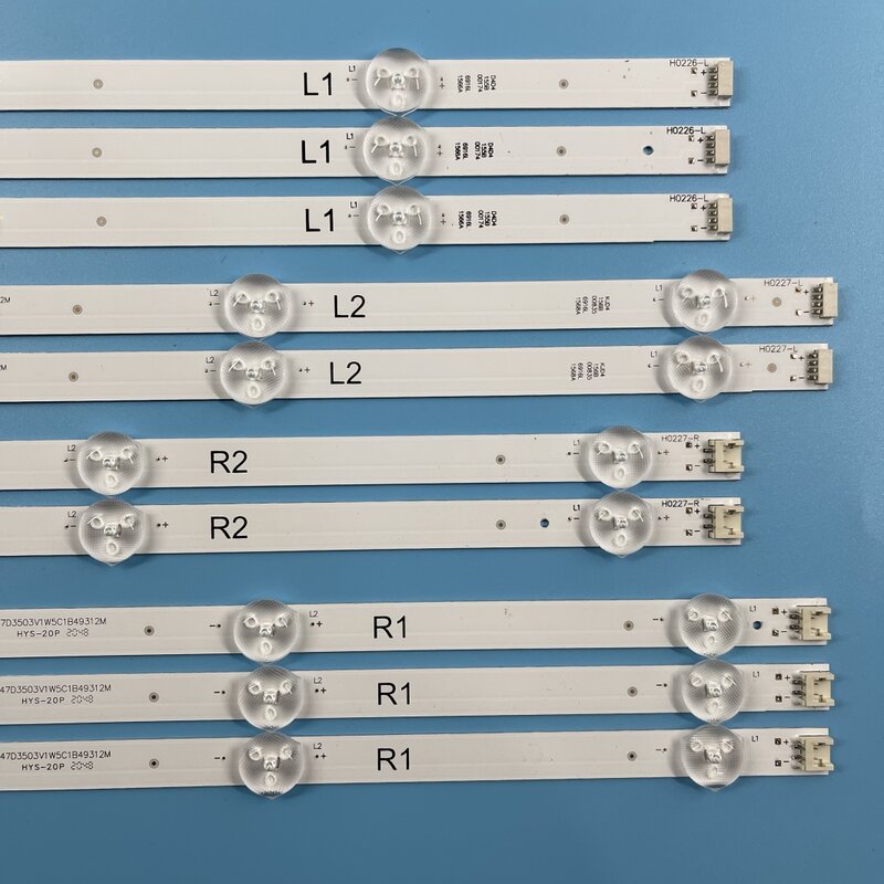 Bande de barre de rétroéclairage LED, pour les lèvres Phi/12/60 47PFT5209/60/88