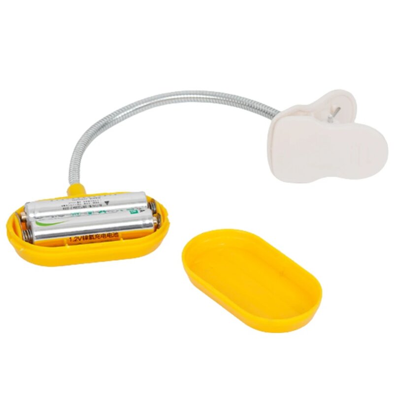 Ajustável LED Night Light Clip, Mini alimentado por bateria, lâmpada flexível, proteção ocular, Viagem, Novo