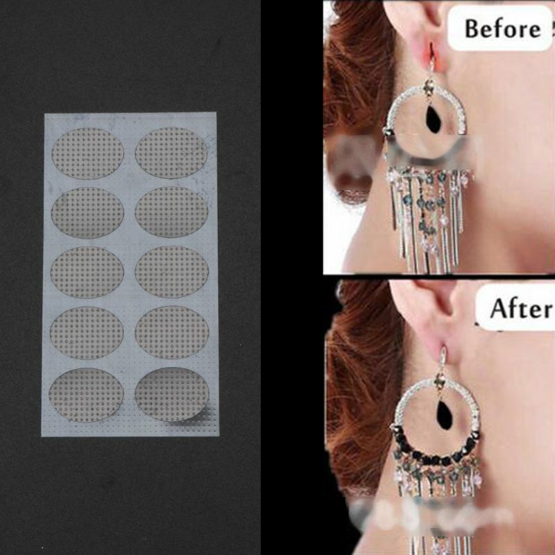 300 stuks onzichtbare oorbellen stabilisatoren oorlellen beschermende waterdichte patches oorbellen ondersteuning oorpatches