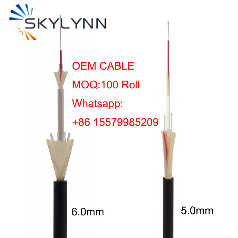 Лидер продаж во Франции оптимизированный диаметр 2,8 мм/3,0 мм/3,3 мм 4,0 мм/5,0 мм/6,0 мм внутренний и наружный двойной кабель-оболочка для верхней л...