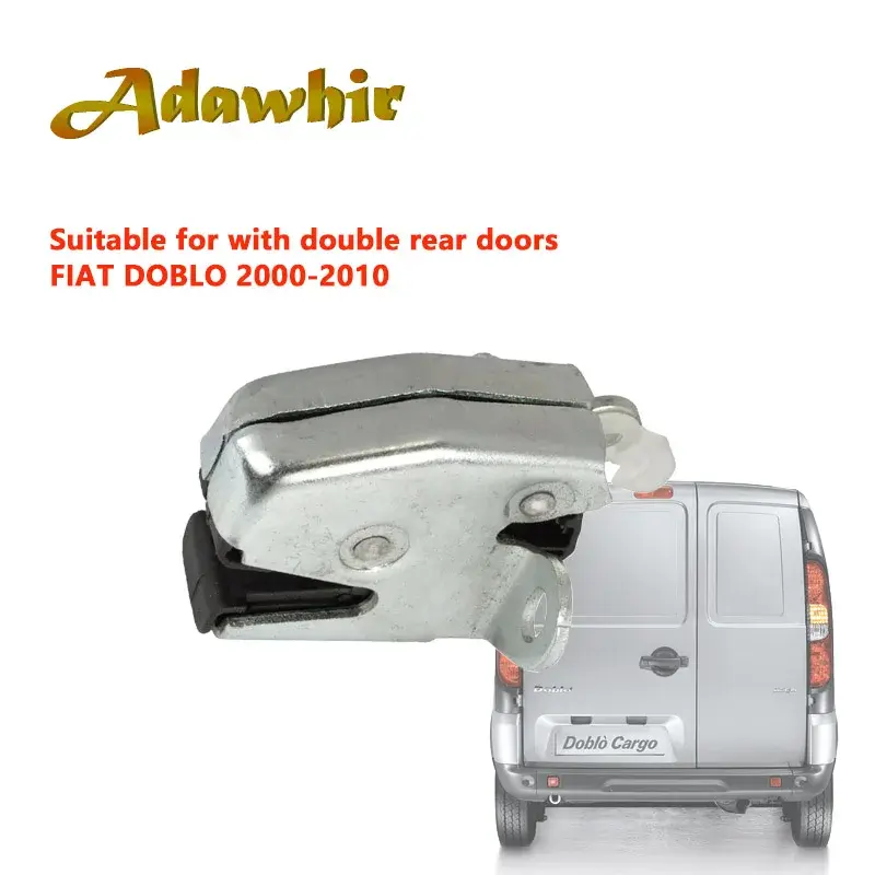 La serratura della porta posteriore è adatta per Fiat Doblo 2000-2010 51757818 51757819 51757820 51757821 doppia porta di bloccaggio della serratura della porta posteriore