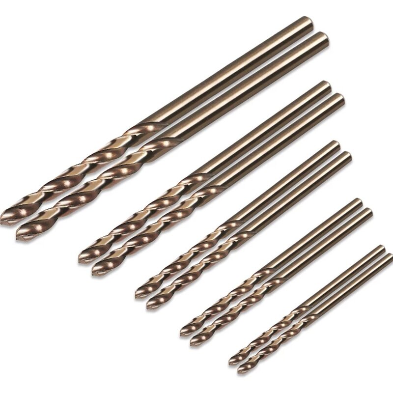5/10pcs HSS M35 Cobalt Drill Bit 1mm 1.5mm 2mm 2.5mm 3mm For Stainless Steel Auger High Quality Drill Press Power Tool Parts