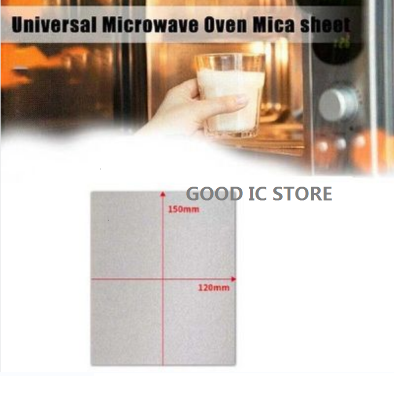 15 Buah Komponen Oven Microwave Berkualitas Tinggi Pelat Tipis Mika 150X120X0,5 Mm, Suitabl Galanz Panasonic LG DLL. Microwave