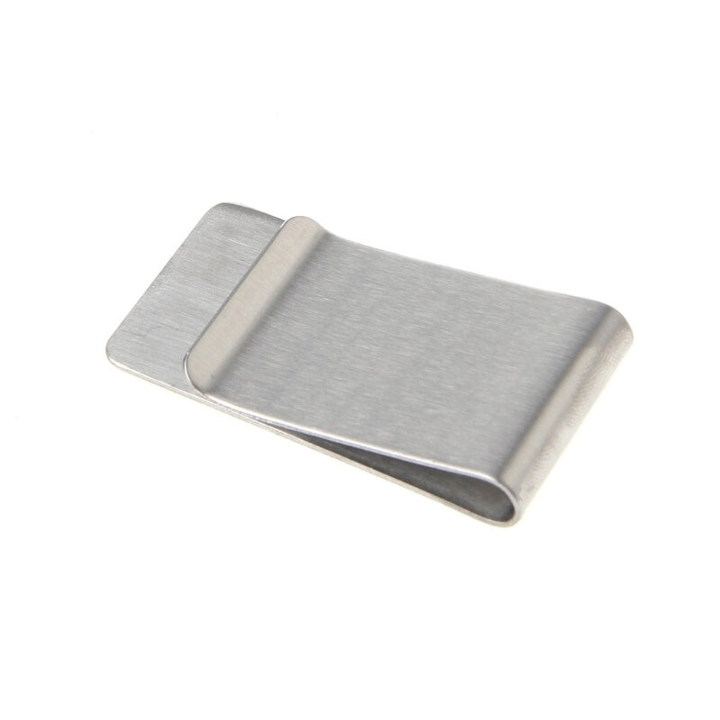 Fermasoldi tascabile da uomo di nuova moda fermasoldi in metallo con morsetto per carte portamonete da donna morsetto in metallo per portamonete