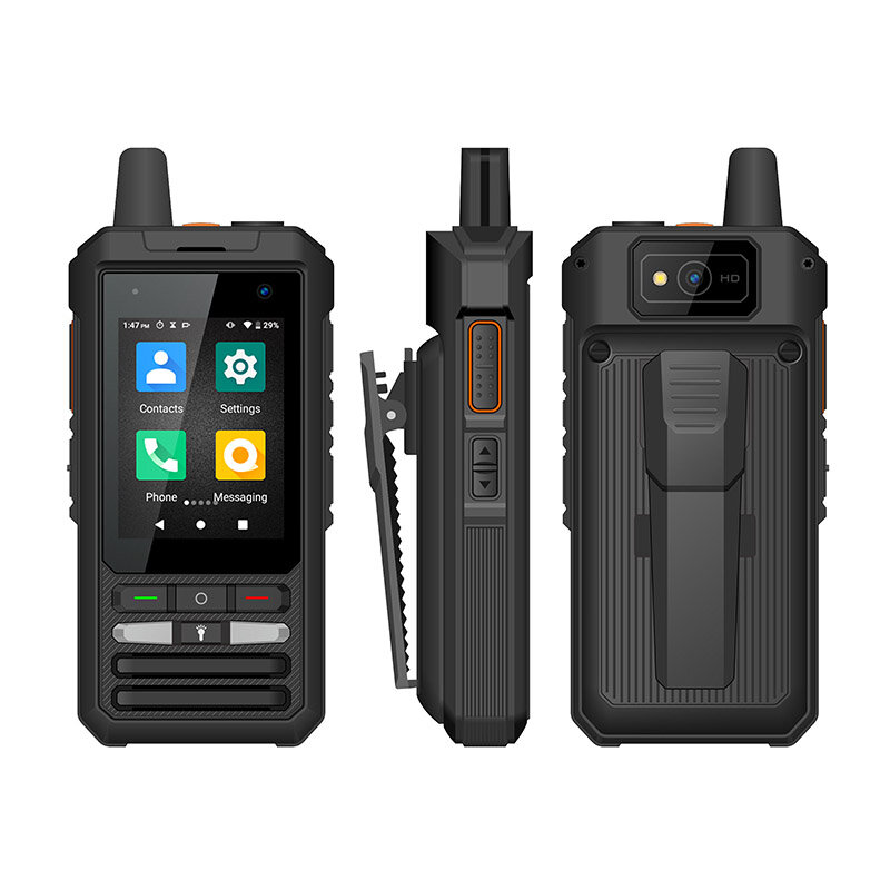 ANYSECU-W8Pro 4G Rede Walkie Talkie, Android 10, GPS, WiFi, F80S Celular, Trabalhar com Zello em Tempo Real, Chamada Global