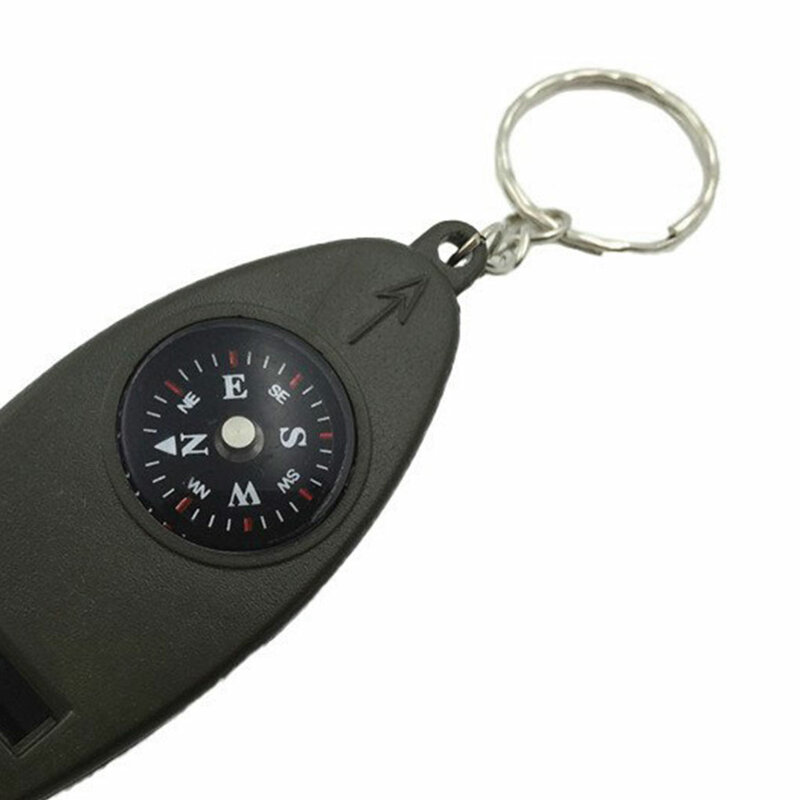 Multi-Funcional Survival Whistle, Fique preparado para aventuras ao ar livre, confiável e durável