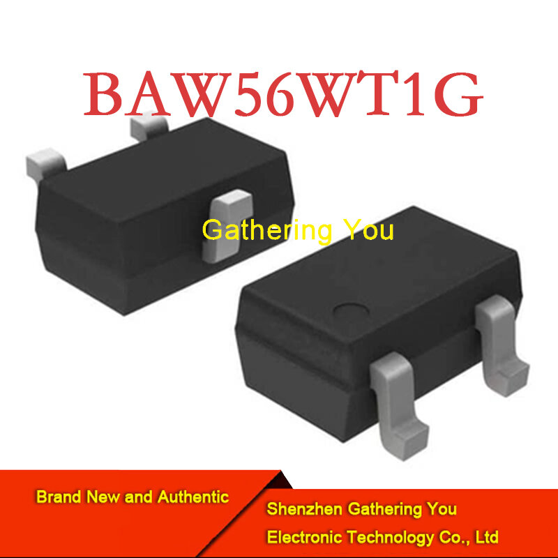 BAW56WT1G SOT323 다이오드, 범용 전원 스위치, 70V, 200mA, 정품, 신제품