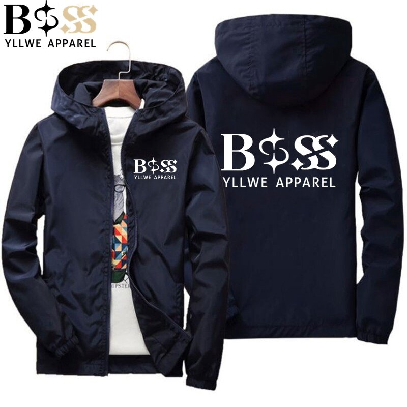 2024 BSS YLLWE APPAREL spring autumn High Quality Men's Sunscreen Jacket Outdoor Sports Mountain Hooded Fashion Casual Jacket