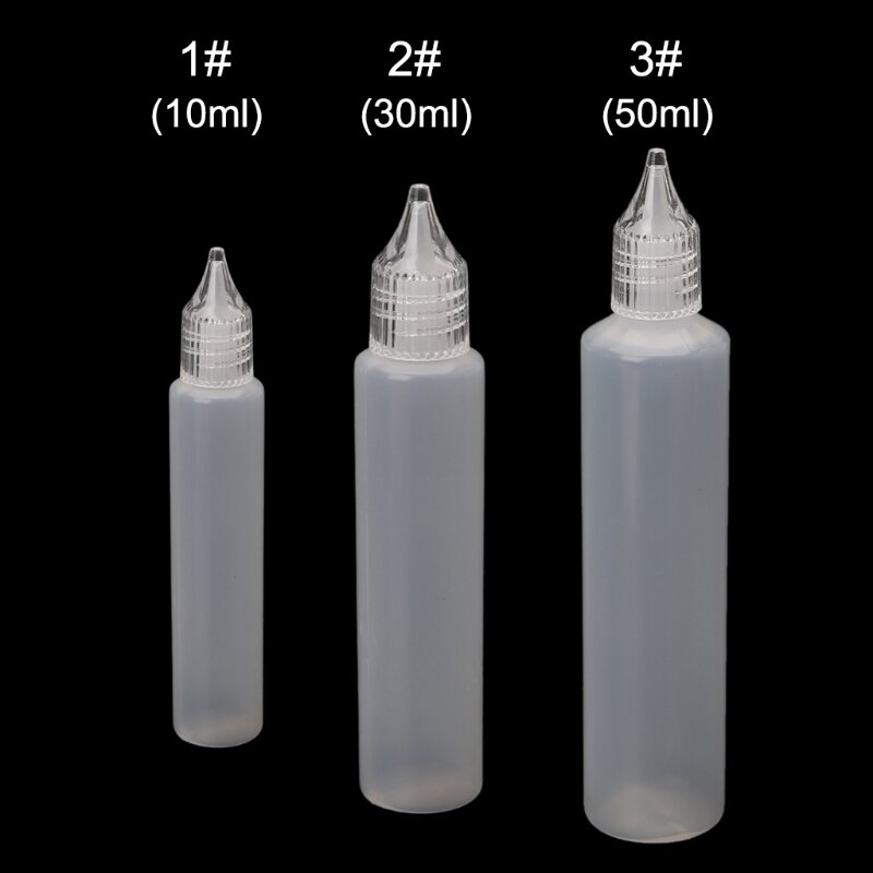 E-Juice Bottle Vape Drip Tip plastica Liquid Storage contagocce comprimibile 10ml 30ml capacità contenitore liquido puntelli