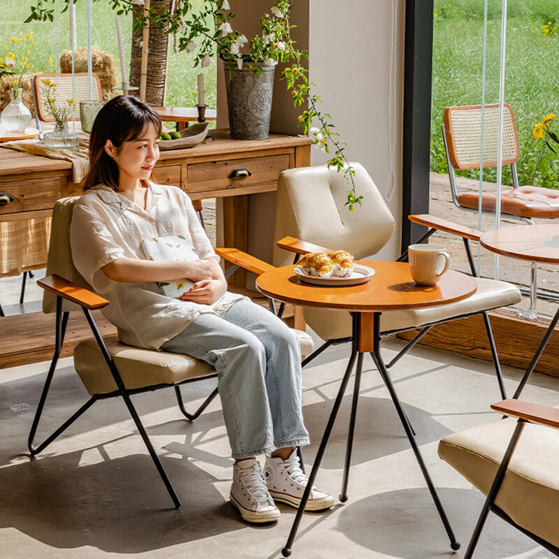 Restauracja Vintage stoliki do kawy luksusowa podłoga od strony designerskie minimalistyczne stoliki do kawy okrągłe meble Muebles De Cafe Nordic