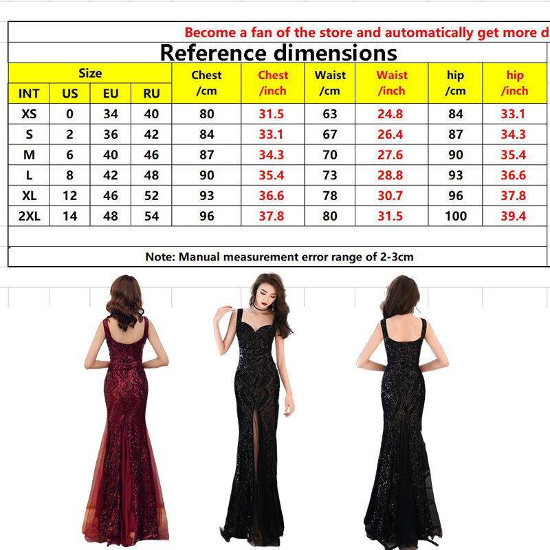 2024 Party Cocktail Evening Dress Red Bridal Wedding Dress Fishtail Long Sequin Suspender Dress Banquet Slim Fit Elastic Style