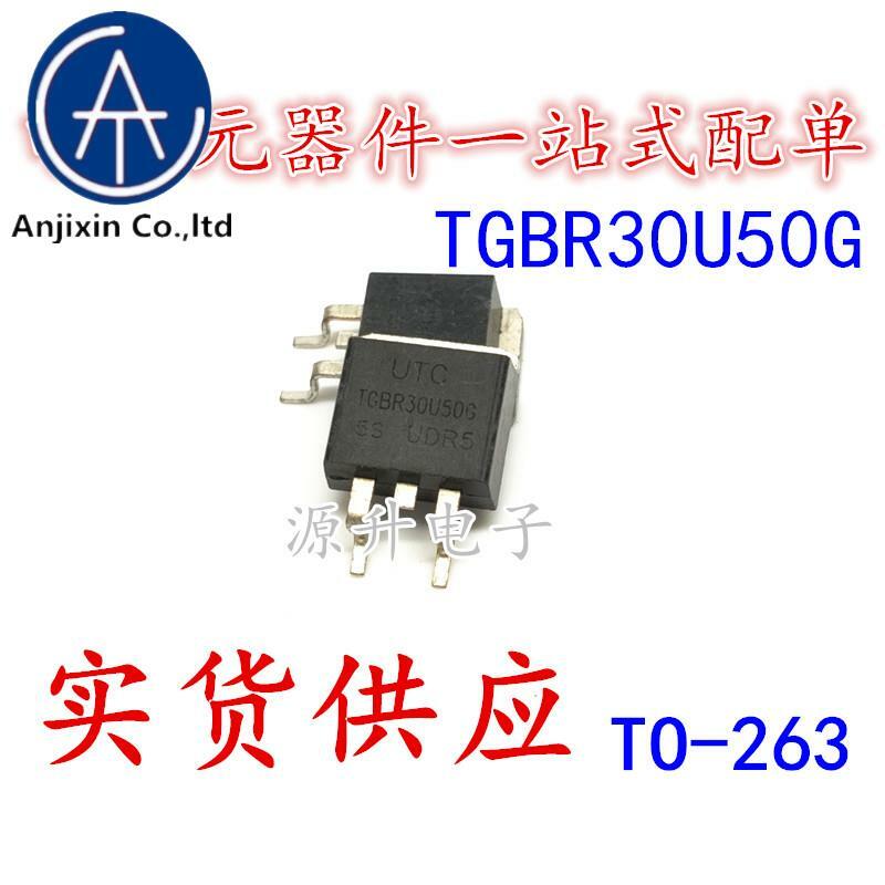 20 шт., 100% оригинальный новый полевой транзистор TGBR30U50G, МОП-трубка, SMD транзистор TO-263
