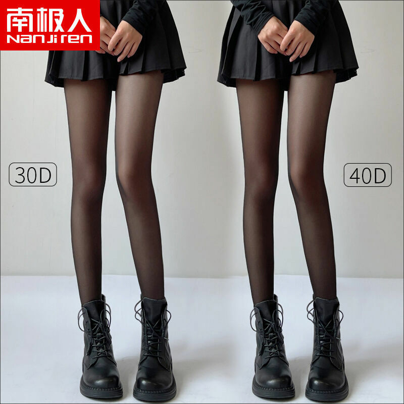 Women JK Black Stockings 6 Thickness Skin Silk Pantyhose Summer Ultra Thin Anti-hook Silk Nylon Stocking Female Sheer Tights