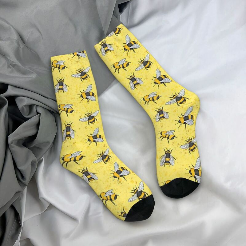 Bienen Socken Harajuku super weiche Strümpfe die ganze Saison über Socken Zubehör für das Geburtstags geschenk der Frau