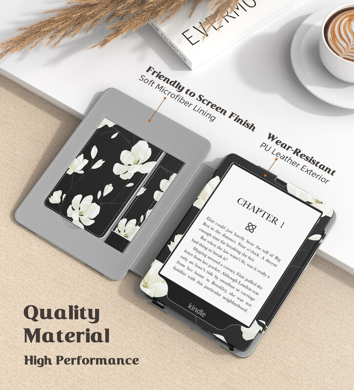 Custodia per Kindle Paperwhite da 6.8 "(11a generazione-2021) e Kindle Paperwhite Signature Edition Shell Cover con Auto-Wake/Sleep