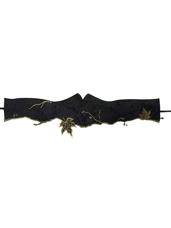 Accessoires de ceinture brodée feuilles d'érable pour femmes