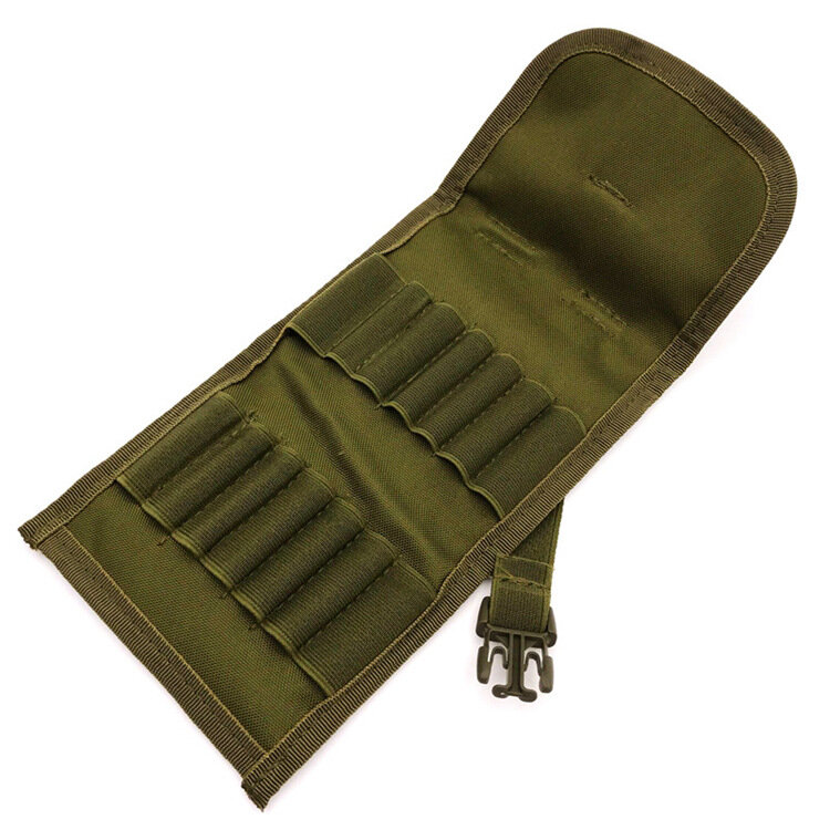 14 Rounds Molle Rifle Ammo Pouch Bag Cartridge Belt Holder Hunting Bag Holder Pouch .410 308 45-70 30.06, 30 to .416, 308