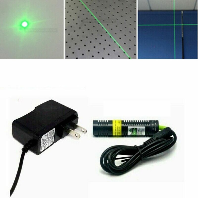 Módulo de diodo láser, 532nm, 10mw/30mw/50mw, punto de luz verde/arnés, módulo localizador, 18x75mm