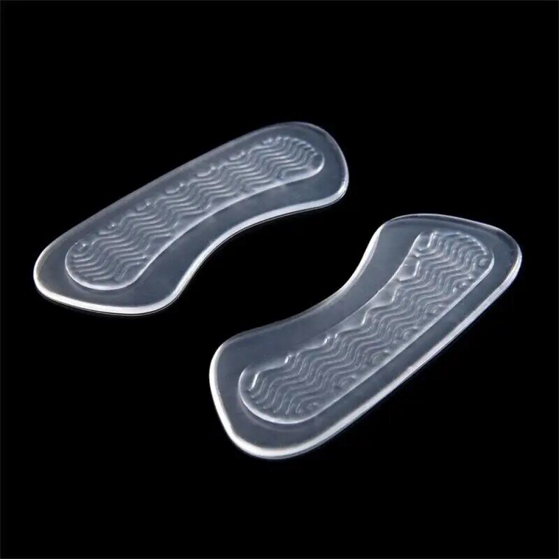 1 paio di inserti per tacchi alti da donna protezione per piedi per la cura dei piedi cuscino per sottopiede cuscino per sottopiede in Gel di Silicone per tallone Grips adesivo protettivo
