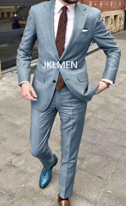 2023 Herren anzug hübsch lässig 2 Stück Anzug für Männer Hochzeit Smoking gekerbt Revers Groom smen Business Prom Blazer