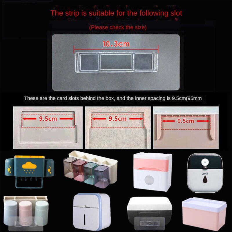 8-1buah gantungan dinding dapur kamar mandi gesper penyimpanan multifungsi bebas lubang kait perekat kuat tahan air