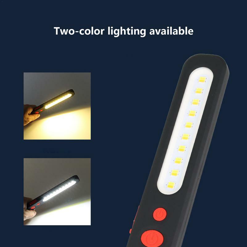 Портативный магнитный светодиодный рабочий светильник, Регулируемая Рабочая лампа для наружного освещения, компактный Автоматический ночник для рыбалки