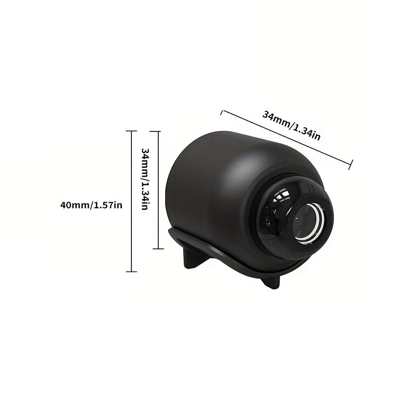 Mini Câmera de Vigilância Sem Fio, 1080P, Visão Noturna Clara, Leve, Portátil, Câmeras Premium, Detecção de Movimento, X5, Novo