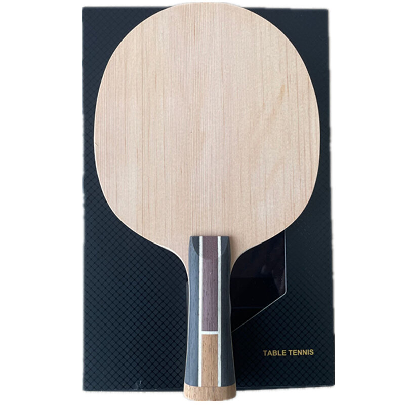 Rakieta do tenisa stołowego sportowe Stuor czarne twarde włókno węglowe wbudowane profesjonalne łopatki do Ping Pong 5 + 2 ostrza do tenisa stołowego