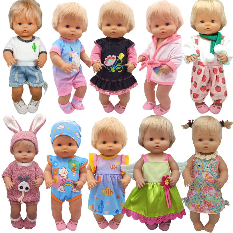 Set di vestiti per bambole da 35cm cappello per 38cm accessori per bambole giocattolo Nenuco Ropa Y Su Hermanita