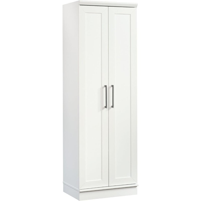 Storage living room cabinet，,storage Pantry cabinets, L: 23.31" x W: 17.01" x H: 70.91", Soft White finish