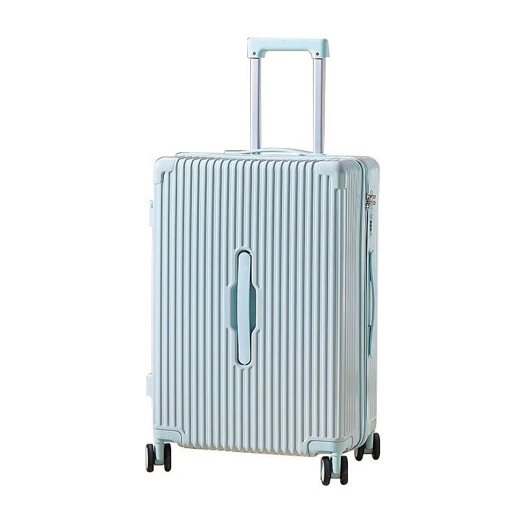 (024) valigia multifunzionale per donna, trolley da 20 pollici, valigia d'imbarco per uomo