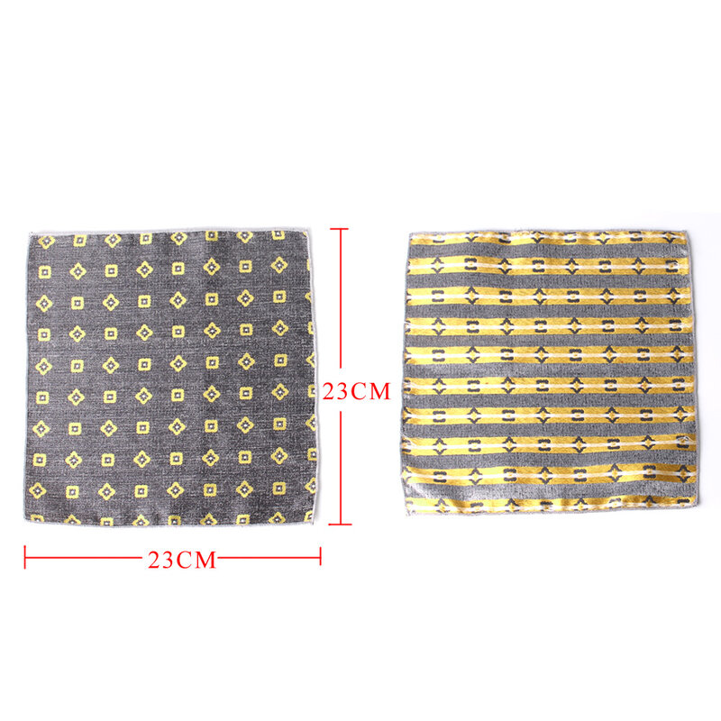 New Floral Pocket Square For Men Paisley Chest Towel Wedding kerchief Gentlemen Hankies Men's Handkerchief Striped Pocket Towel