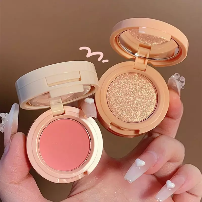 3-in-1 Makeup Palette Matte Pearlescent Eyeshadow Blush Highlighter Contouring Three-layer All-in-one Palette Brightening Skin