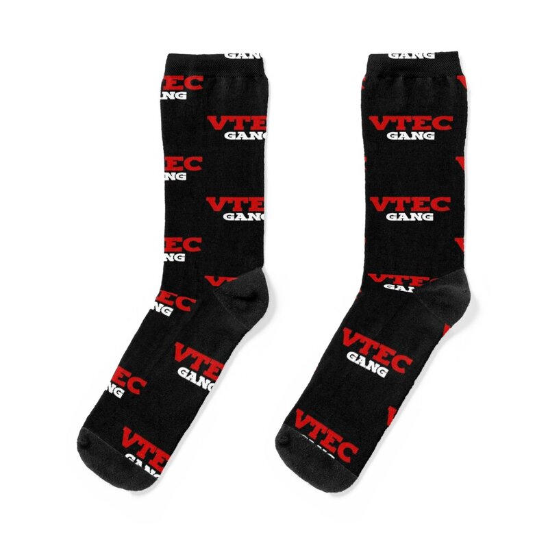 VTEC-Gang Socks para homens e mulheres, bonito, luxo, louco