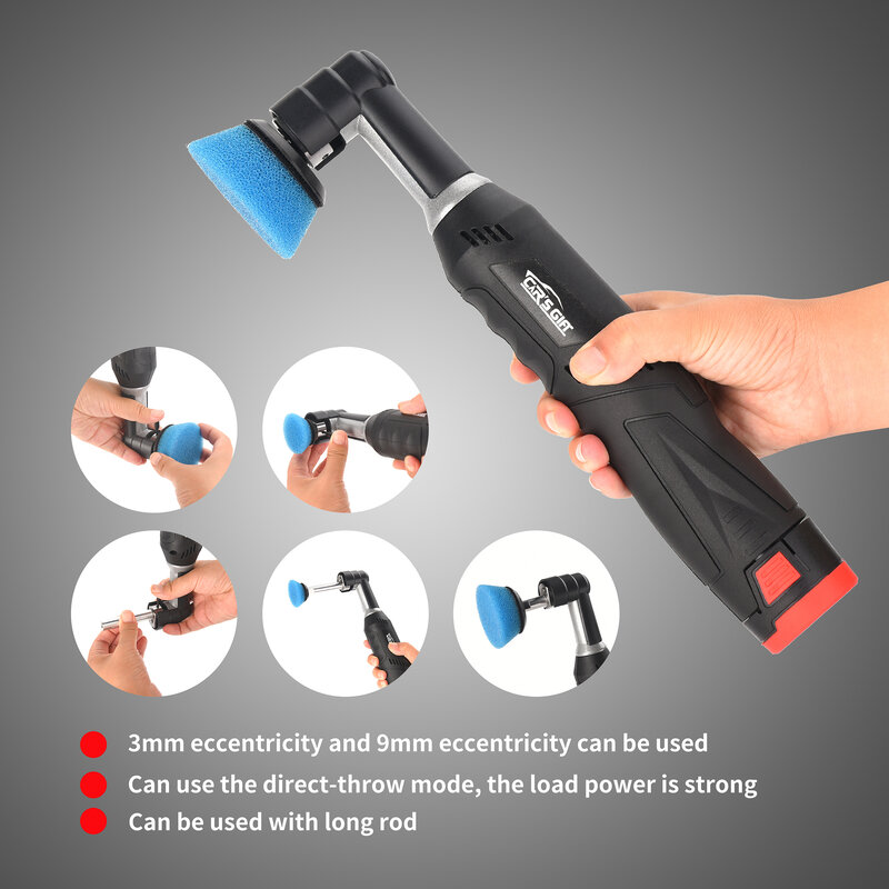 CAR'S GIFT Cordless nano polisher with 12V DC for car polishing car nano polisher polishing machine for sale