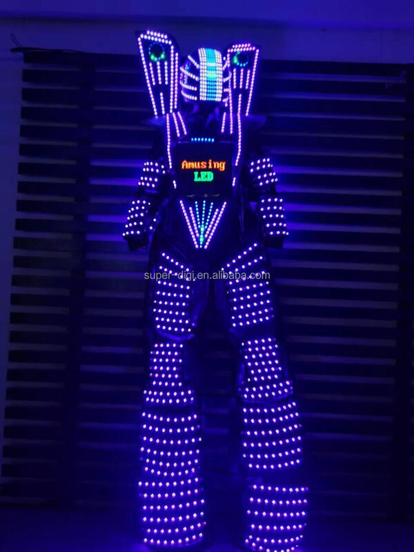 Combinaison de saut à LED, Future Show, ix, Joint à LED, Cirque, Robot de danse