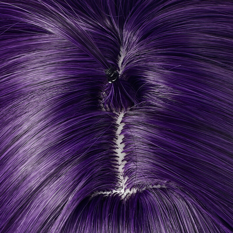 Парик Hiiragi Utena из аниме, 33 см, короткие фиолетовые черные парики, термостойкие синтетические волосы