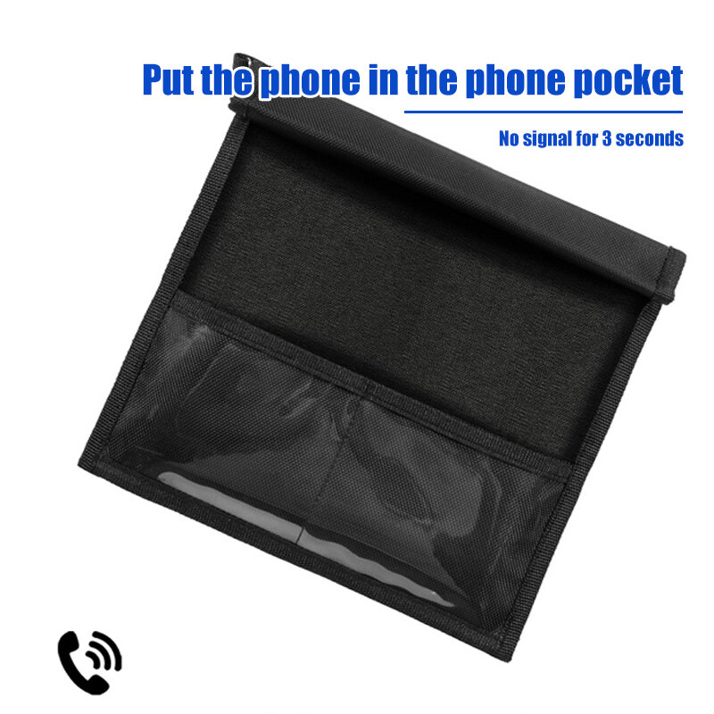 Notebook Signal Shielding Bag Faraday Bag Rfid Anti-Theft Mobile Phone Anti-Radiation Faraday Bag Car Key Signal Blocker Case