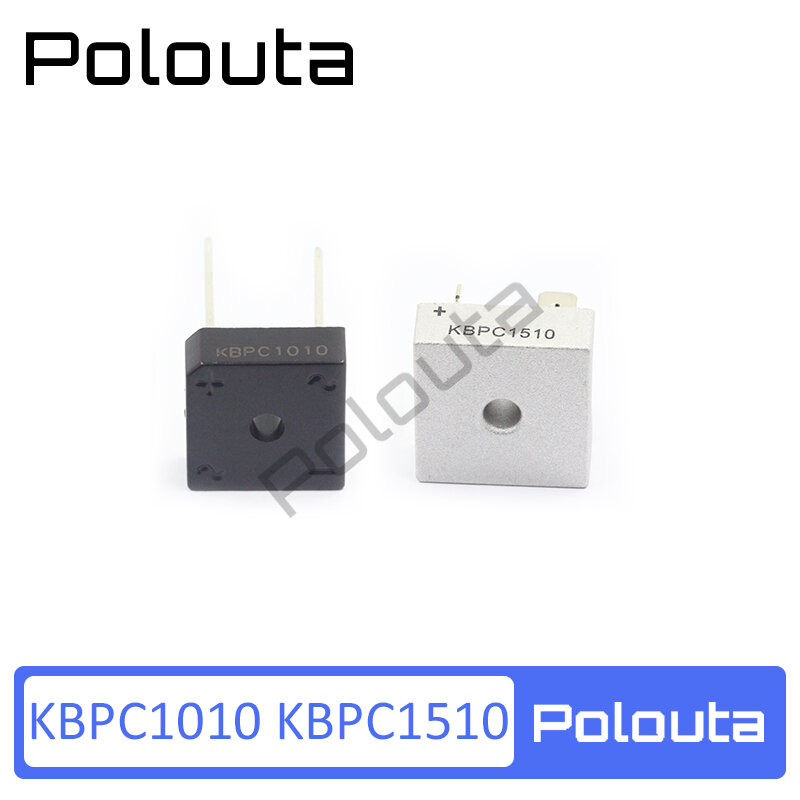 10 sztuk/partia Kbpc1010 Kbpc1510 10a15a 1000V prostownik most prostownik kwadratowy most Polouta kolacja kondensator...