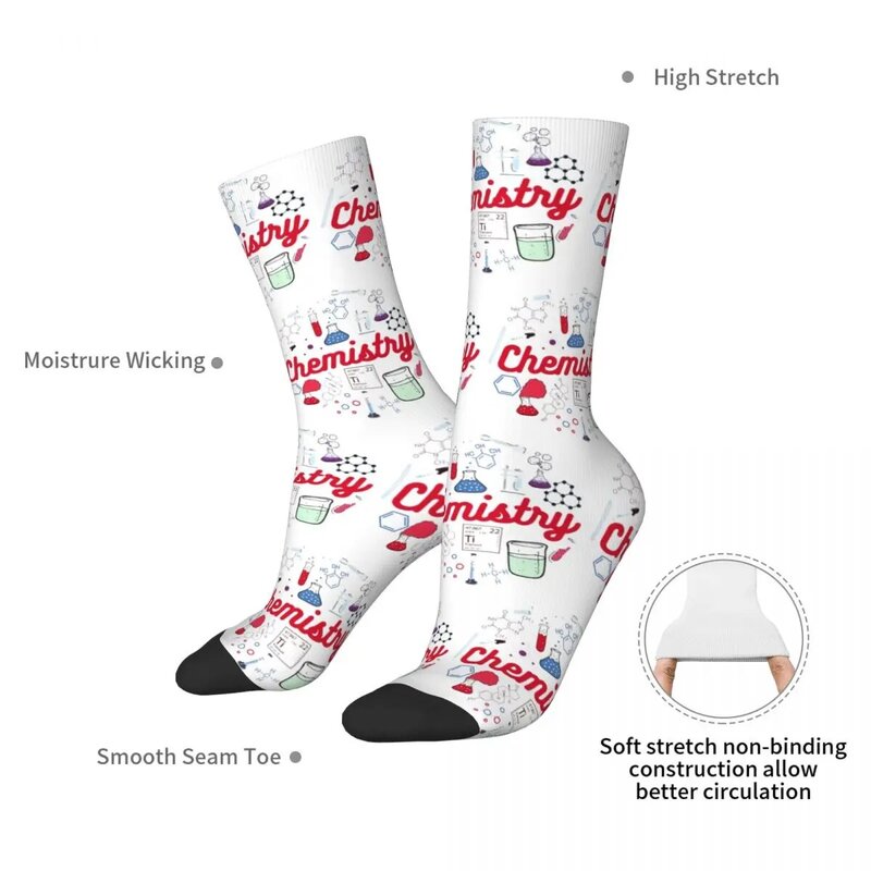 Chemistry Socks Harajuku Super Soft Stockings All Season Long Socks Accessories for Unisex Birthday Present
