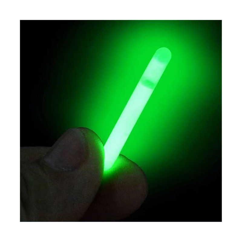 100PCS galleggiante da pesca Light Stick fluorescente Lightstick LED fluorescente Dark Glow Sticks accessori per galleggianti da pesca 3mm