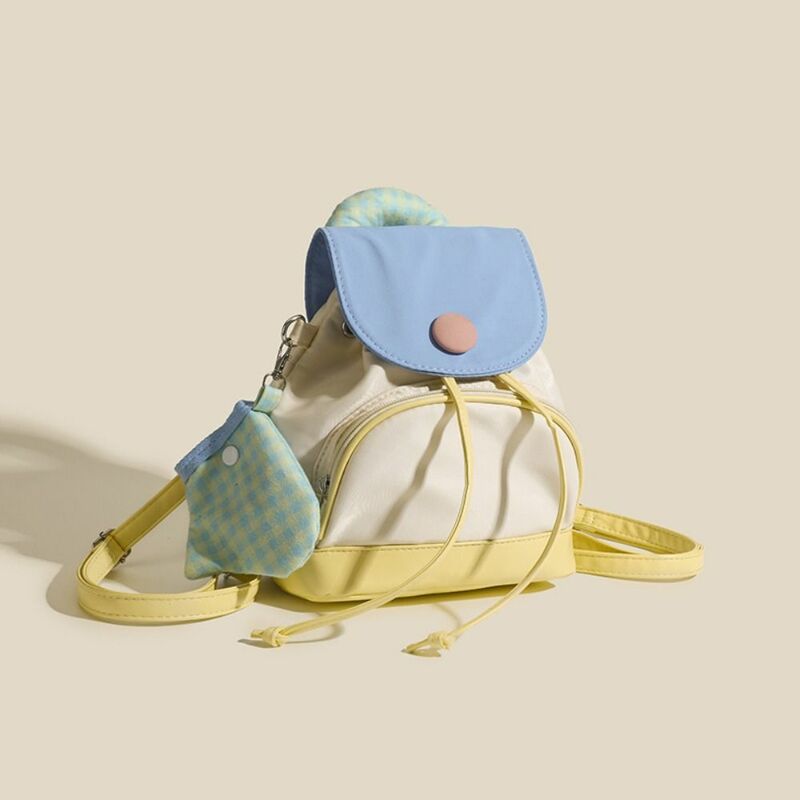 Mochila bordada informal para mujer, Mini bolso de viaje personalizado con nombre personalizado, bolso de cubo de mano colorido, nuevo