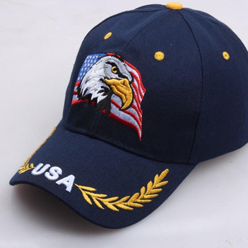 Flag Baseball Caps Breathable Cool Men Baseball Caps Reusable Outdoor Sports Caps Patriotic Embroidered Sunscreen Hats For