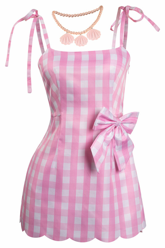 Margot Cosplay Costume para meninas, Pink Fantasy Dress, Halloween Disfarce Suit, vestido de princesa barbeiro, roupa para mulheres