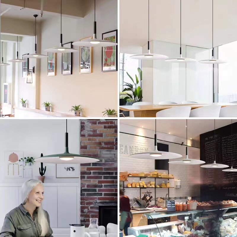 مصباح سقف على الطراز الأوروبي الحديث مع بوق led ، تصميم آرت ديكو ، إضاءة داخلية زخرفية ، مثالي لغرفة المعيشة أو المطبخ.