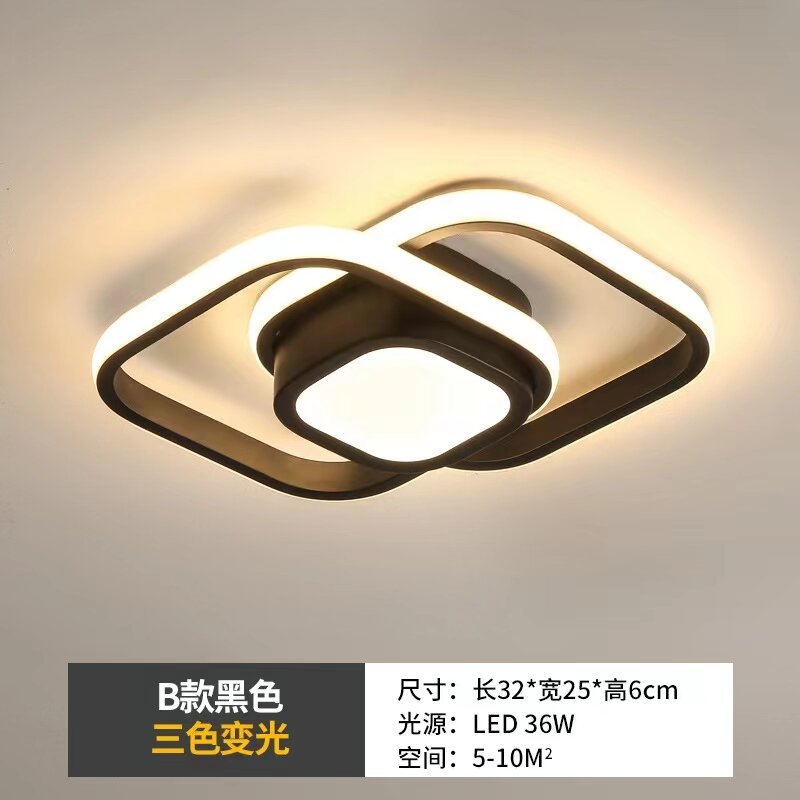 Ultra-thin Bedroom Ceiling Light - Efficient LED Lamps for a Cozy Home Atmosphere